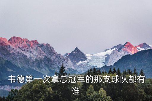 韋德第一次拿總冠軍的那支球隊都有誰