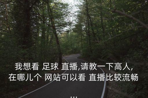 我想看 足球 直播,請教一下高人,在哪兒個 網(wǎng)站可以看 直播比較流暢...