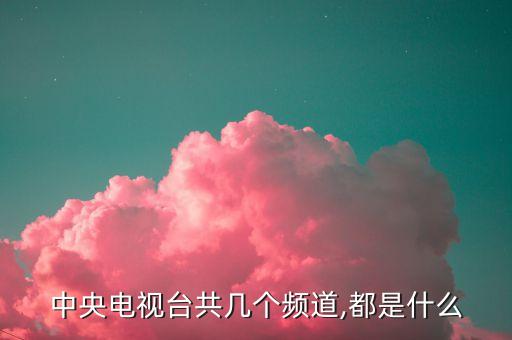 中央電視臺共幾個頻道,都是什么