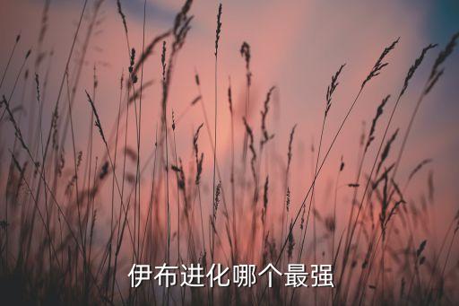  伊布進化哪個最強