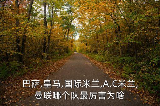 巴薩,皇馬,國際米蘭,A.C米蘭,曼聯(lián)哪個(gè)隊(duì)最厲害為啥