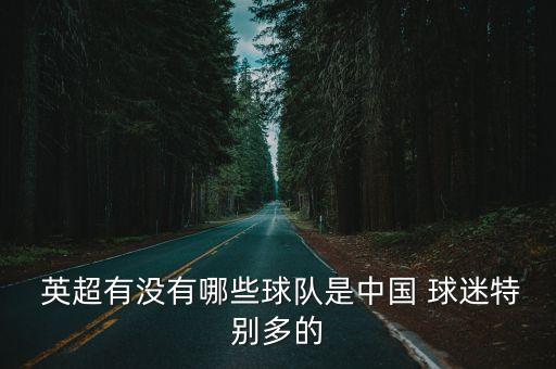 英超哪個(gè)隊(duì)球迷多,阿森納在中國(guó)球迷最多