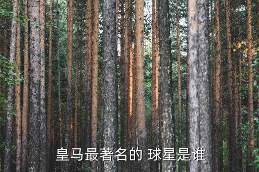 皇馬最著名的 球星是誰