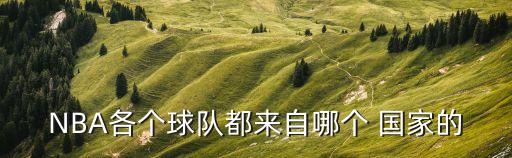 NBA各個(gè)球隊(duì)都來(lái)自哪個(gè) 國(guó)家的