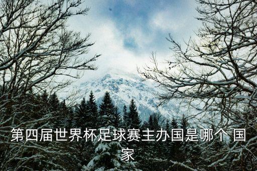 第四屆世界杯足球賽主辦國(guó)是哪個(gè) 國(guó)家