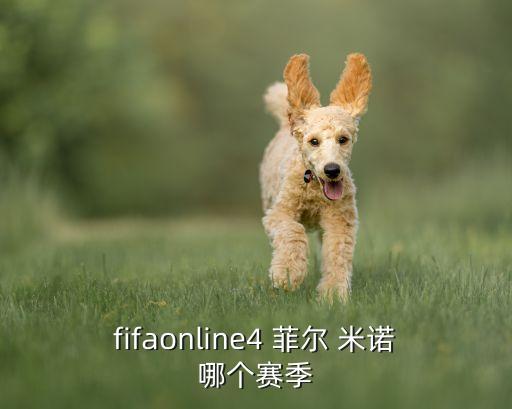 fifaonline4 菲爾 米諾哪個賽季