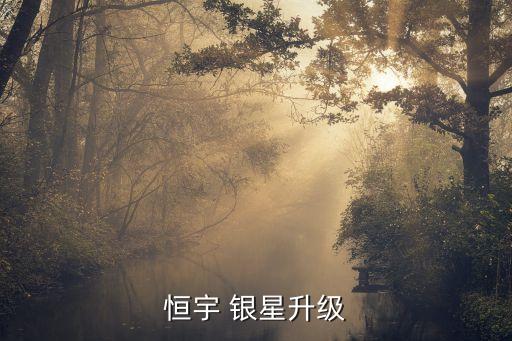 恒宇 銀星升級