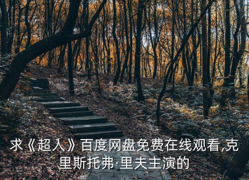 求《超人》百度網(wǎng)盤免費在線觀看,克里斯托弗·里夫主演的