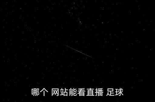 哪個 網(wǎng)站能看直播 足球