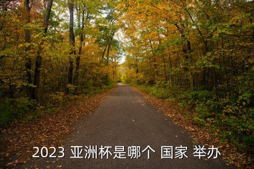 2023 亞洲杯是哪個 國家 舉辦