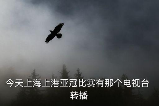 今天上海上港亞冠比賽有那個電視臺 轉(zhuǎn)播
