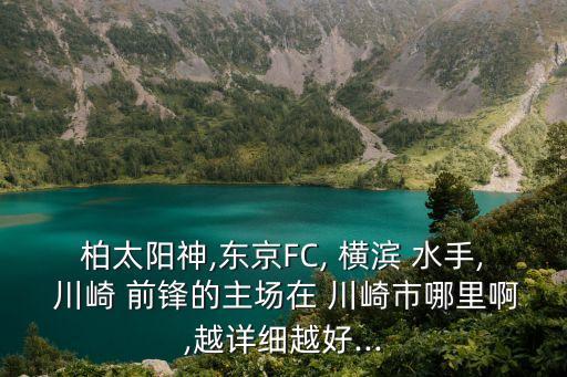 柏太陽神,東京FC, 橫濱 水手, 川崎 前鋒的主場在 川崎市哪里啊,越詳細越好...