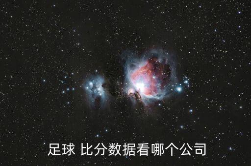  足球 比分?jǐn)?shù)據(jù)看哪個公司