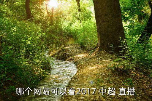 哪個網(wǎng)站可以看2017 中超 直播
