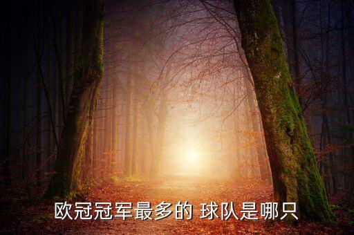歐冠冠軍最多的 球隊(duì)是哪只