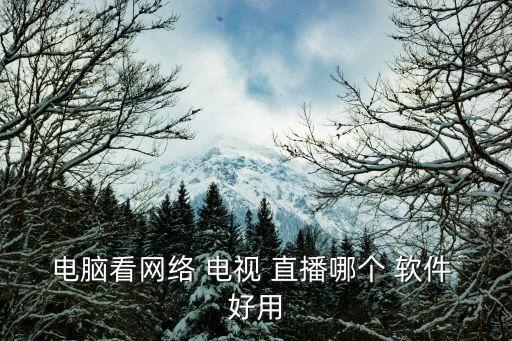 電腦看網絡 電視 直播哪個 軟件 好用