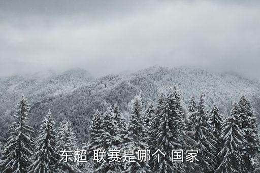 東超 聯(lián)賽是哪個(gè) 國(guó)家