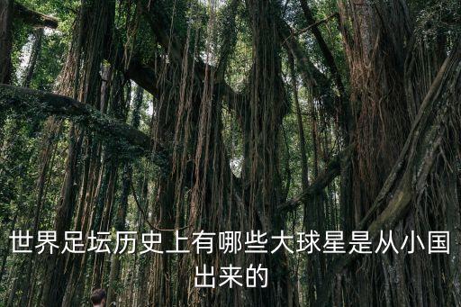 世界足壇歷史上有哪些大球星是從小國(guó)出來的