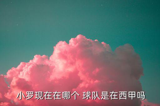 2016小羅現(xiàn)在在哪個球隊,小羅納達爾與梅西不是一個隊