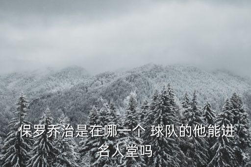  保羅喬治是在哪一個 球隊的他能進(jìn)名人堂嗎