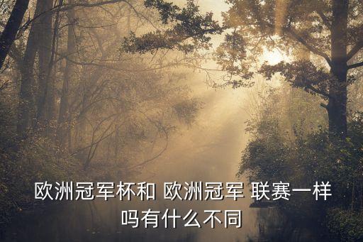 歐冠和歐洲聯(lián)賽哪個(gè)大,國(guó)際足聯(lián):歐冠yes歐聯(lián)杯是二級(jí)賽事
