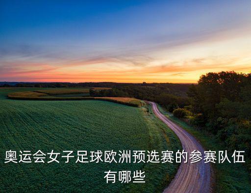 奧運會女子足球歐洲預(yù)選賽的參賽隊伍有哪些