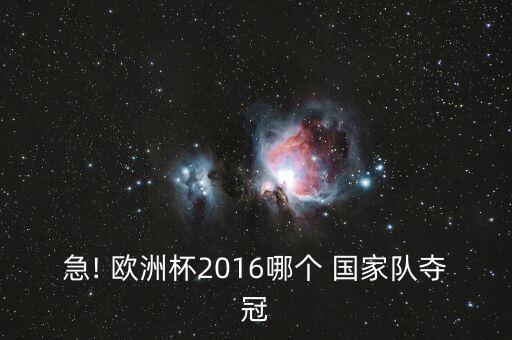 歐洲杯2016哪個(gè)國(guó)家強(qiáng),葡萄牙擊敗法國(guó)隊(duì)奪歐洲杯冠軍