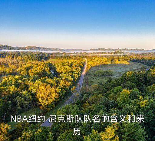 NBA紐約 尼克斯隊(duì)隊(duì)名的含義和來(lái)歷