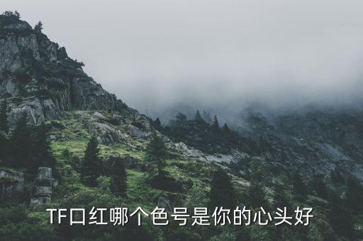TF口紅哪個(gè)色號(hào)是你的心頭好