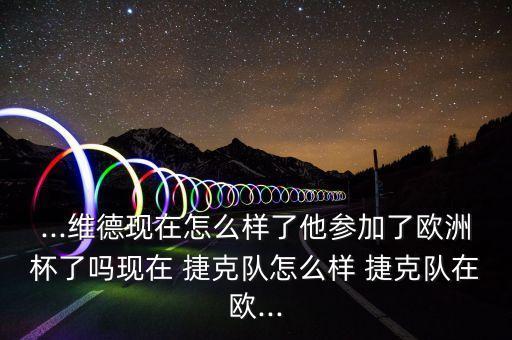 ...維德現(xiàn)在怎么樣了他參加了歐洲杯了嗎現(xiàn)在 捷克隊怎么樣 捷克隊在歐...