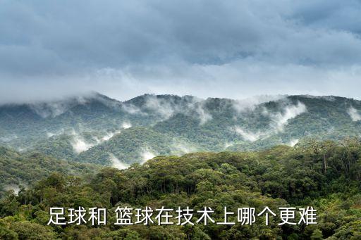  足球和 籃球在技術上哪個更難
