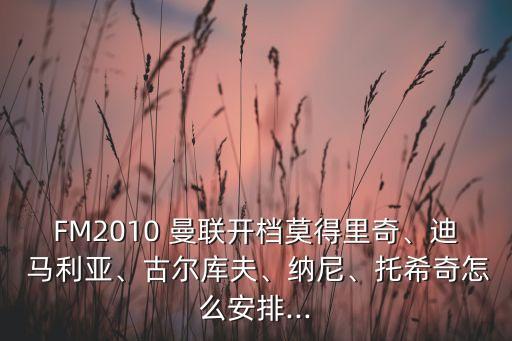 FM2010 曼聯(lián)開檔莫得里奇、迪 馬利亞、古爾庫夫、納尼、托希奇怎么安排...