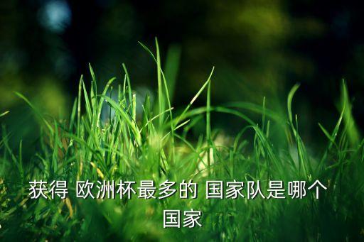歐洲杯哪個國家奪冠最多,歐洲杯歷史上三次冠軍是法國德國