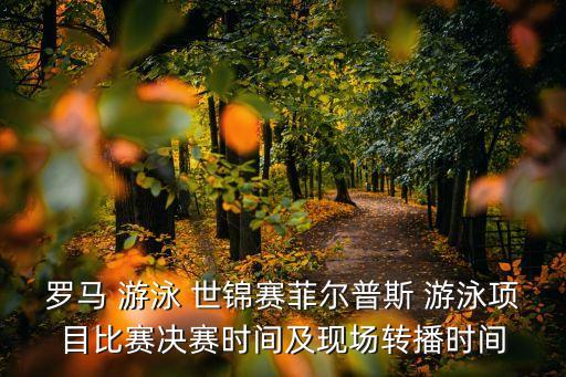 羅馬 游泳 世錦賽菲爾普斯 游泳項(xiàng)目比賽決賽時(shí)間及現(xiàn)場轉(zhuǎn)播時(shí)間