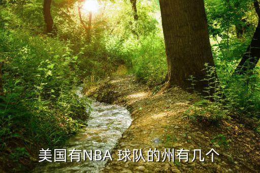 美國有NBA 球隊的州有幾個
