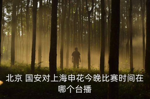 北京 國(guó)安對(duì)上海申花今晚比賽時(shí)間在哪個(gè)臺(tái)播