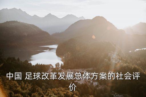 中國(guó) 足球改革發(fā)展總體方案的社會(huì)評(píng)價(jià)