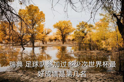  瑞典 足球隊參加過多少次世界杯最好成績是第幾名