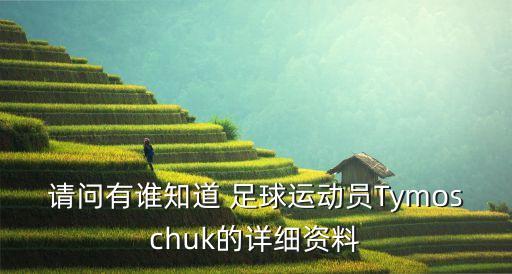 請(qǐng)問(wèn)有誰(shuí)知道 足球運(yùn)動(dòng)員Tymoschuk的詳細(xì)資料