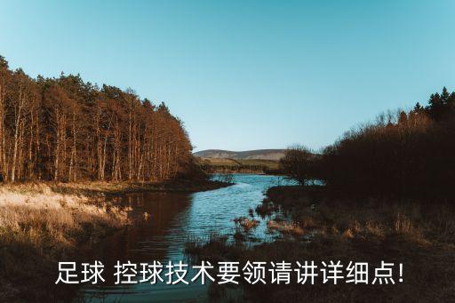  足球 控球技術要領請講詳細點!