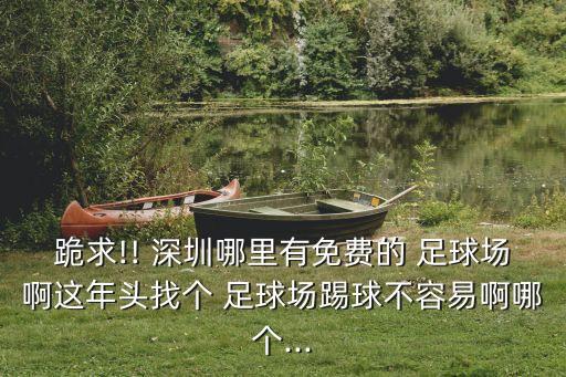 跪求!! 深圳哪里有免費(fèi)的 足球場啊這年頭找個 足球場踢球不容易啊哪個...