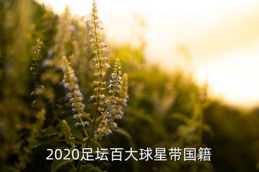 2020足壇百大球星帶國(guó)籍