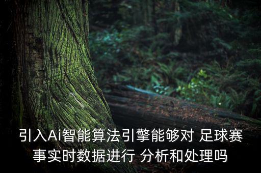 引入Ai智能算法引擎能夠對 足球賽事實時數據進行 分析和處理嗎