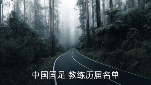 中國(guó)男子足球隊(duì)教練,中國(guó)國(guó)家男子足球隊(duì)原主教練