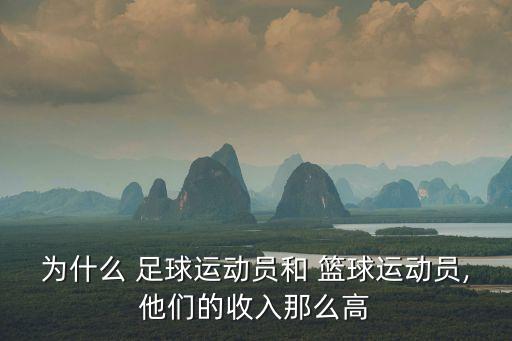 為什么 足球運(yùn)動(dòng)員和 籃球運(yùn)動(dòng)員,他們的收入那么高