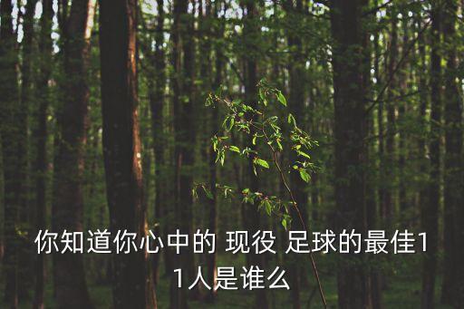 你知道你心中的 現(xiàn)役 足球的最佳11人是誰(shuí)么