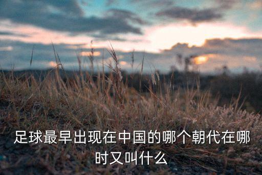  足球最早出現(xiàn)在中國(guó)的哪個(gè)朝代在哪時(shí)又叫什么