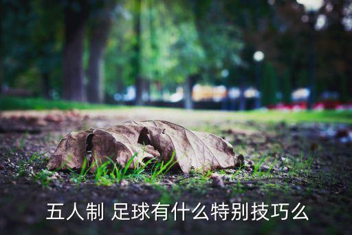  五人制 足球有什么特別技巧么