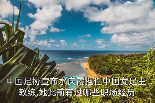 中國足協(xié)宣布水慶霞擔(dān)任中國女足主 教練,她此前有過哪些職場經(jīng)歷