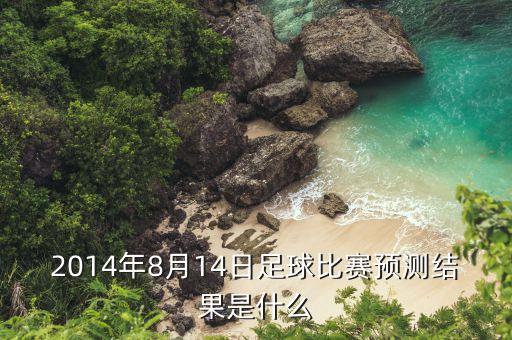 2014年8月14日足球比賽預測結(jié)果是什么